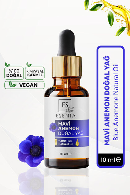ES ESENIA Mavi Anemon Yağı %100 Saf ve Doğal Bitkisel Uçucu Yağ
