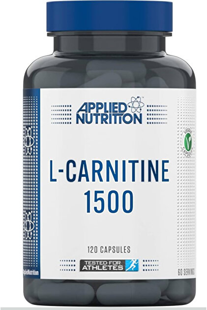 l carnitine 1500mg applied nutrition L-Carnitine 1500mg, Energy Boost & Weight Management, 120 Capsules- Trendyol
