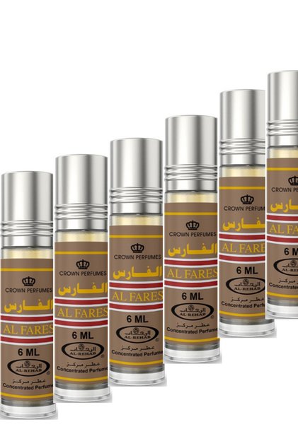 الرحاب عطر بدون كحول الفارس 6 مل * 6 قطع