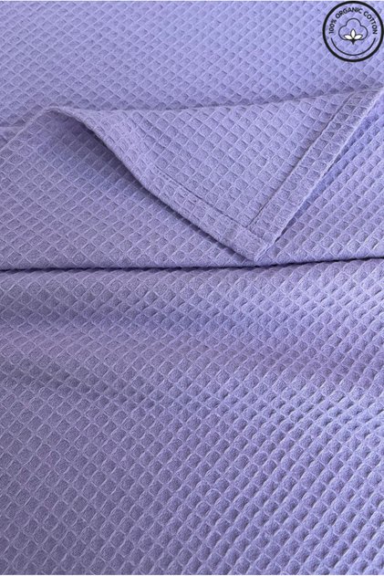 Pike Double Waffle Patterned Bedspread Hotel Type Luxury Pike