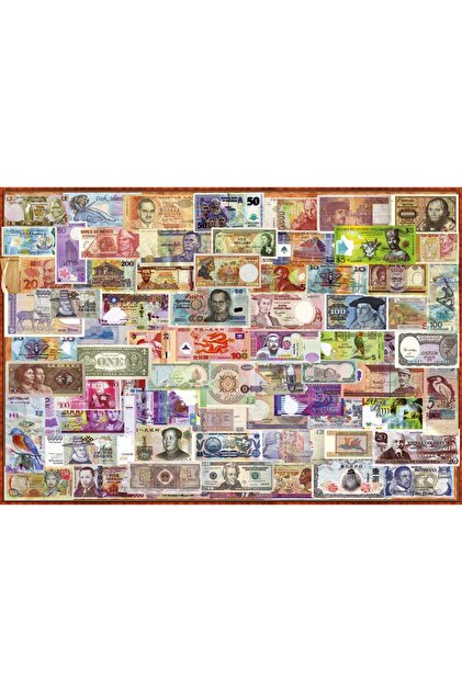 Puzzle World Banknotes 1000 Piece Puzzle
