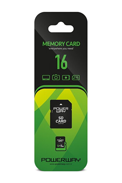 Powerway 16 GB Hafıza Kartı Adaptör Dahil - Fiyatı, Yorumları