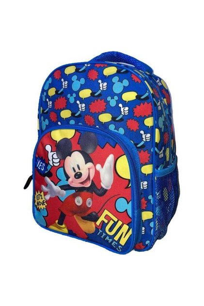 Ghiozdan copii, 30x24x14 cm, doua compartimente, multicolor, Fun Time, Mickey Mouse