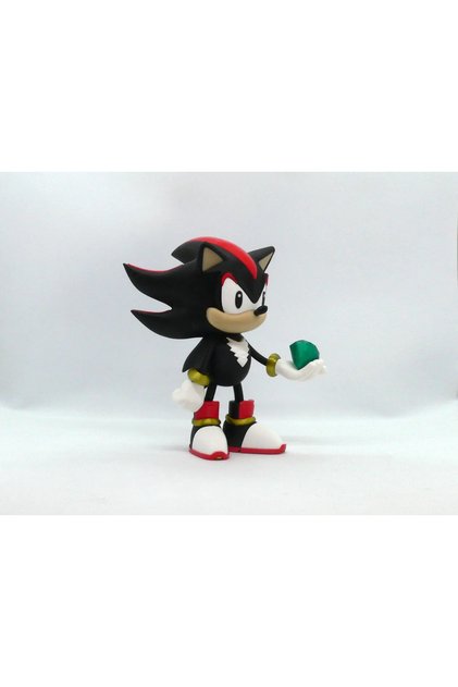 Shadow Sonic Figür 15cm Parçaları Birleştir Puzzle Kit - Yapıştırıcı Yanında