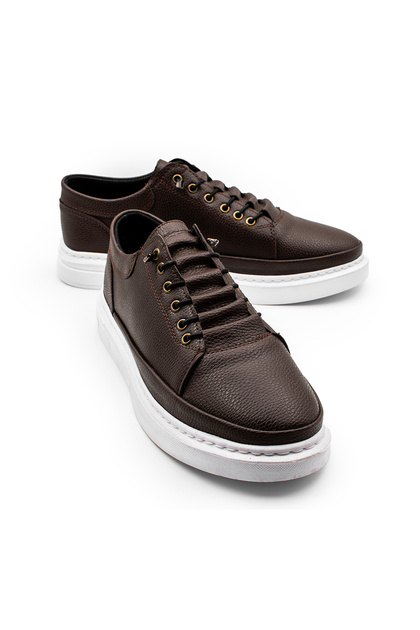 Brown New Season Men's Elastic Tied Casula Shoes