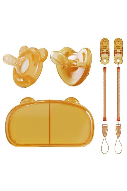 BROWN Anpei Baby Sleeping Soft Anti Bloating Pacifier