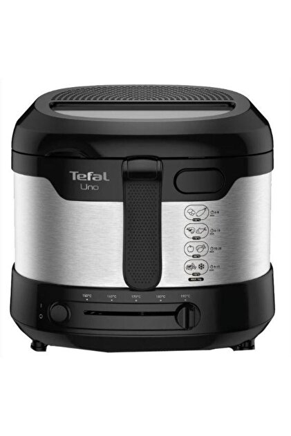 Friteuza Tefal Uno FF215D30, 1 kg, 1.8 l, 150C-190C, 4 persoane (Negru/Inox)