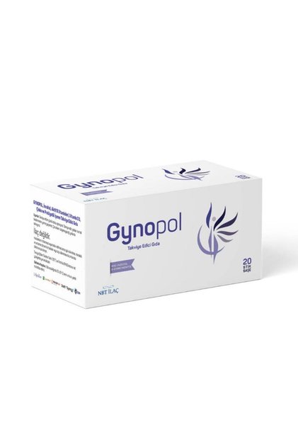 Gynopol İnostiol, B Vitaminleri, Vitamin D3, Çinko Ve Prebiyotik İçeren Takviye Edici Gıda 20 Şase