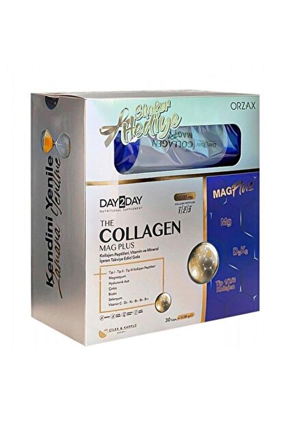 Orzax Day2day The Collagen Mag Plus 30 Saşe Shaker Hediye - Fiyatı