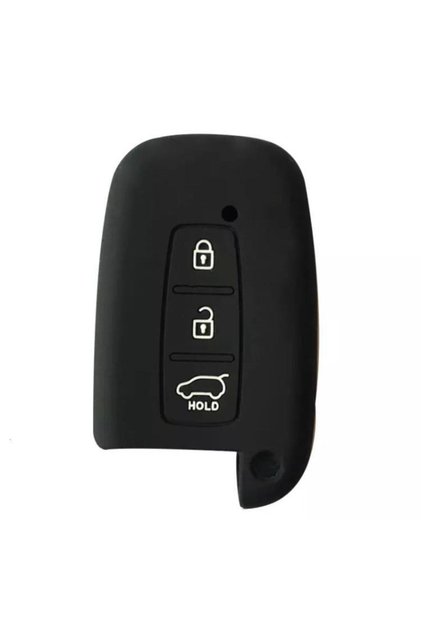 Hyundai Ix35 I 30 Compatible Silicone Key Protection Case Without Waterproof Model Black Color