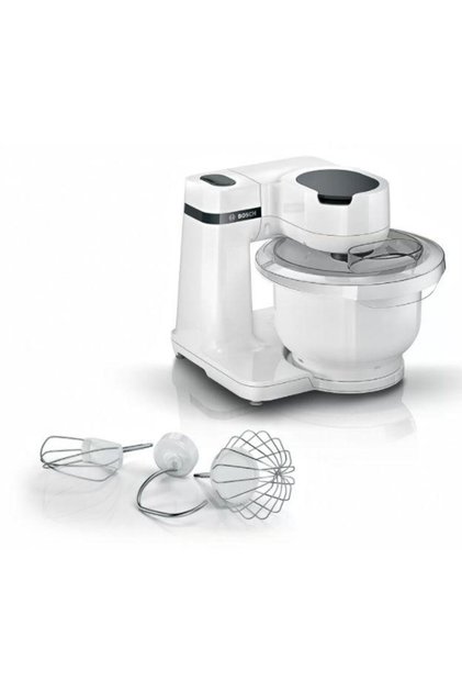 Robot de bucatarie Bosch MUMS2AW00, 700 W, 4 Trepte de viteza, 3.8 L (Alb/Negru)