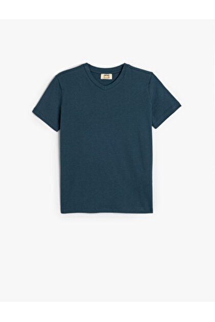 Koton T-Shirt Palm Printed Short Sleeve Crew