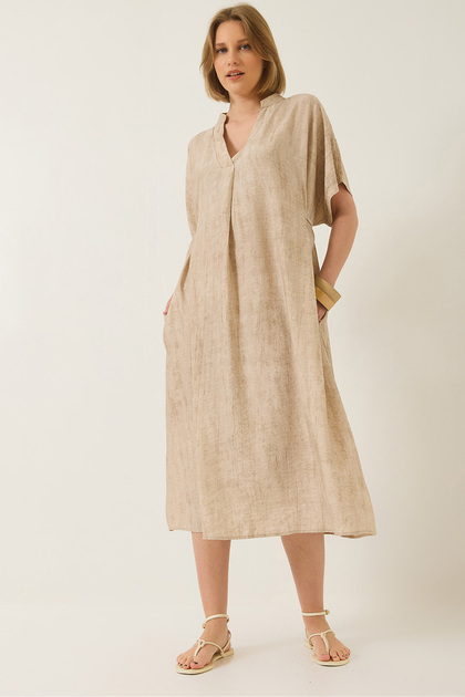 yellow maxi dress FARES Bow Elastic Waist Dress – Lemon Slice