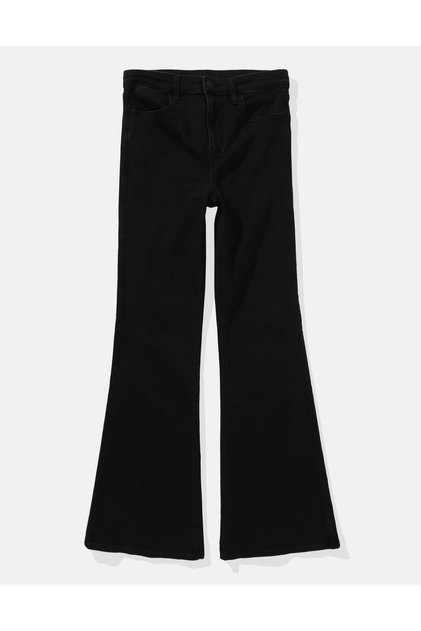 Ae Next Level Super High-Waisted Flare Jeans