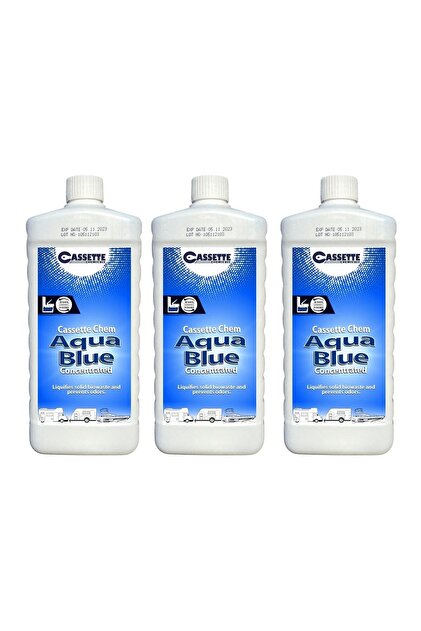 CASSETTE CHEMICALS Karavan Tekne Tuvalet Kimyasalı Aqua Blue Atık