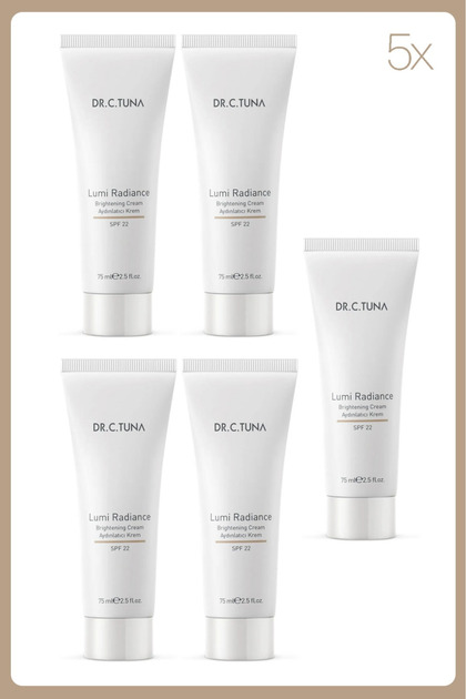 Dr. C. Tuna Lumi Skin Brightening Cream 75ml 5 Pieces