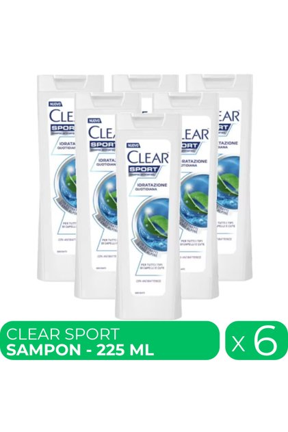 Șampon sport anti-mătreață pentru femei 225 ml x 6 buc.