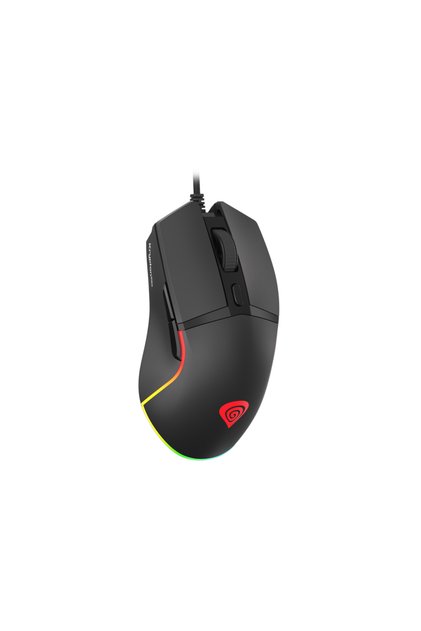 Mouse Gaming Genesis Krypton 220, iluminat RGB, USB (Negru)