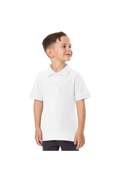 Victor & Jane Junior Boys' Polo T-Shirt White