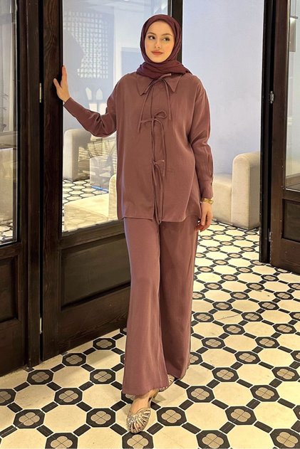 Pera Bow Set - Rose Dry