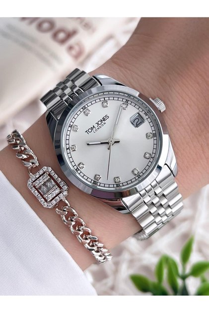 Steel Cord Blackening Color Not Fade 3 Atm Water Resistant Women Wristwatch Btj.1.1368.1