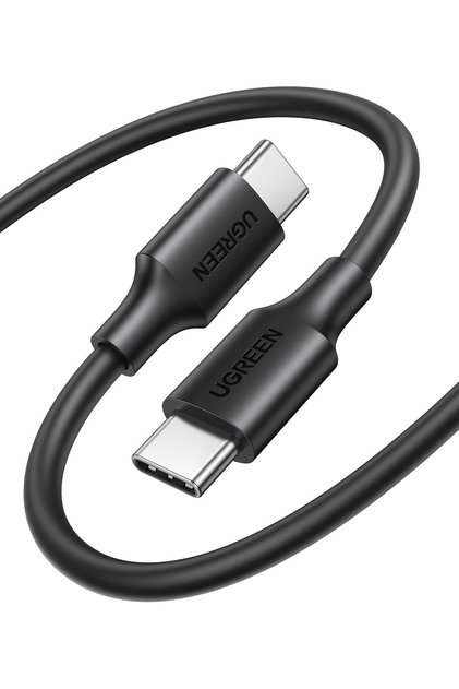 60W USB-C to USB-C Charging Cable, 1M, PD 3.0, Compatible for iPhone, Galaxy, Huawei, Black