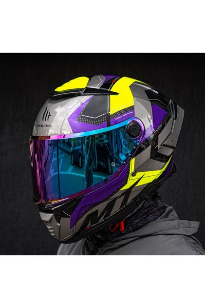 Helmets Thunder 4 Sv Valiant B2 Kask (şeffaf vizörlü)
