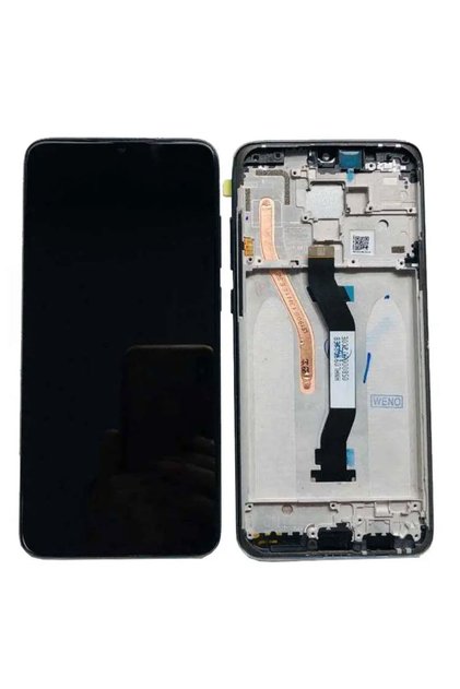 Redmi Note 8 Pro Çıtalı Siyah Lcd Ekran Dokunmatik Lcd Ekran Dokunmatik A++ Kalite