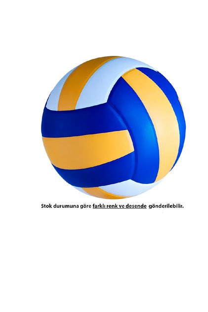 5 Numara Voley Topu İç Ve Dış Mekana Uygun No:5
