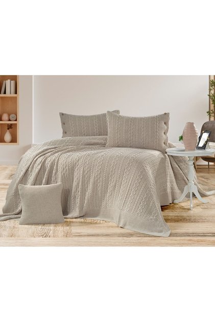 Doux Home Abelia Triko Yatak Seti 240x260-(TAŞ)