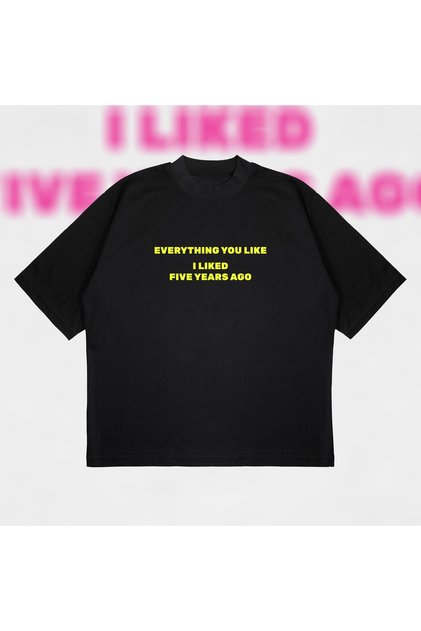 Όλα όσα σας αρέσουν oversized Unisex βαμβακερό μπλουζάκι από χοντρό ύφασμα που αναπνέει