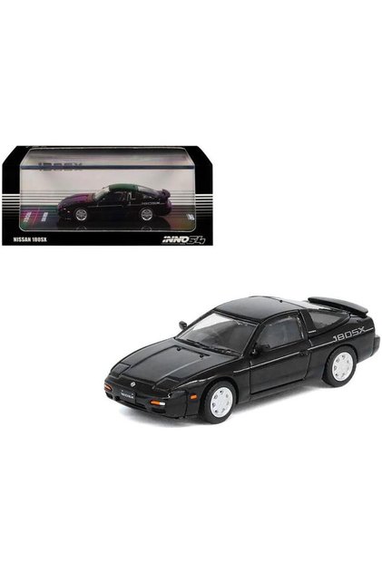 İnno64 Nissan 180 XS Black Model Car