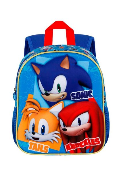 Ghiozdan gradinita 3D Sonic the Hedgehog Trio 31 x 26 x 11 cm