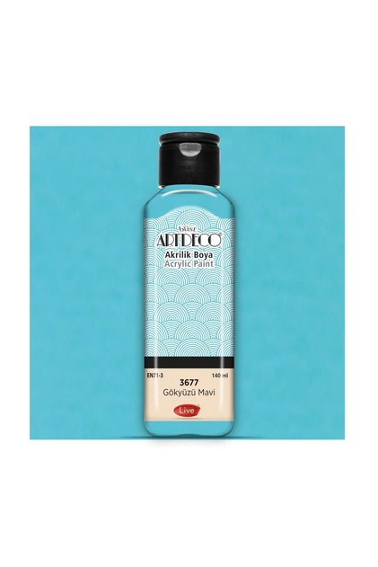 Akrilik Boya 140ml Gökyüzü Mavi 3677