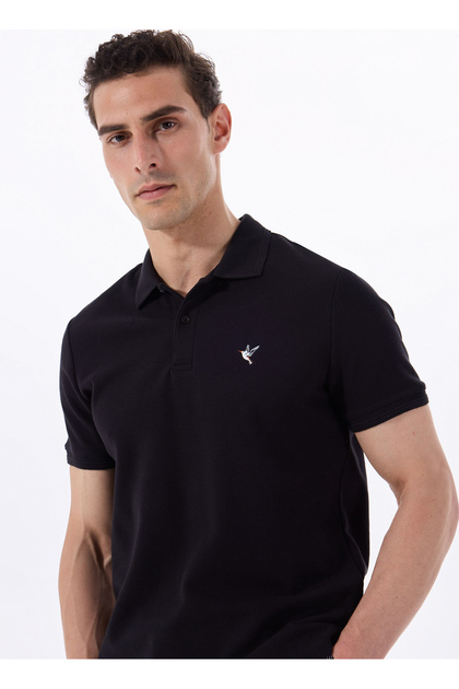 Fabrika Düz Siyah Erkek Polo T-Shirt F5SM-TST 2779 - Fiyatı, Yorumları