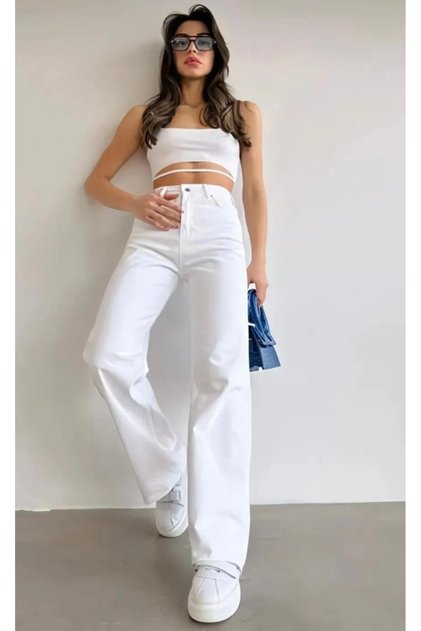 Topshop High Waist palazzo jeans new season