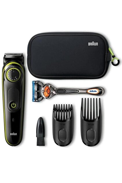 Aparat tuns barba Braun Black BT3941TS, 39 Trepte de taiere (Negru)