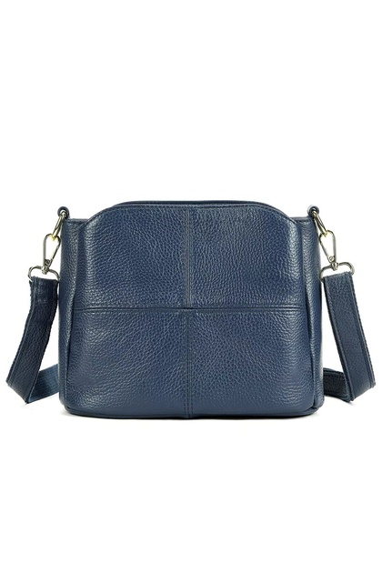 Geanta De Dama, Mavis Gt3087, Piele Naturala, Albastru