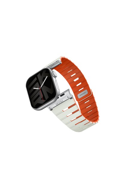 Watch 7 41mm Skinarma Gemini Serisi TPU Magnetik Silikon Kordon Su Yeşil