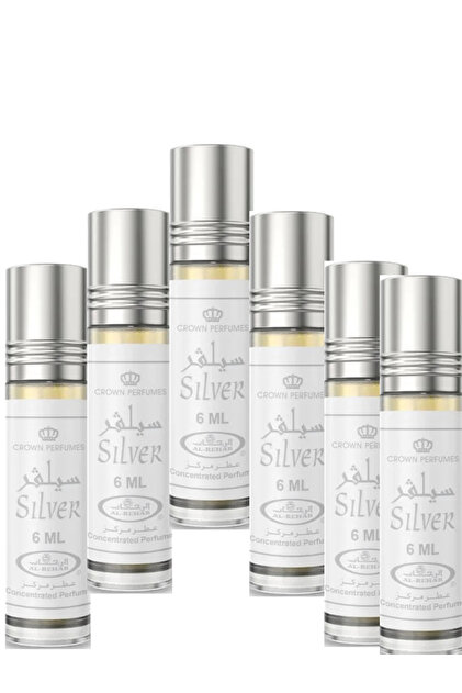 الرحاب عطر مركز سلفر 6 مل * 6 قطع