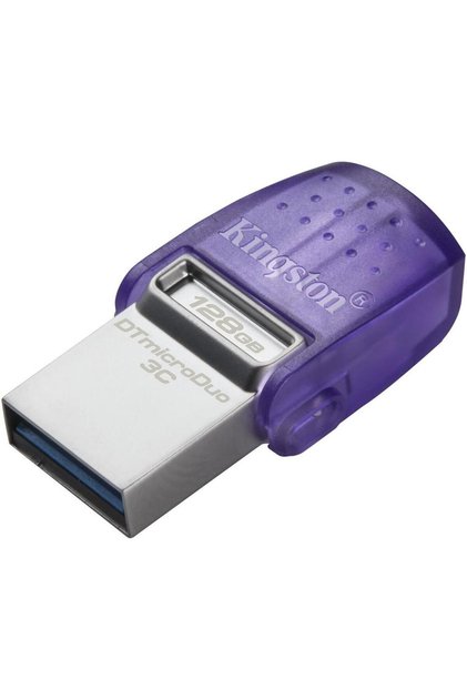Memorie USB Kingston 128GB DataTraveler microDuo 3C 200MB/s dual USB-A + USB-C