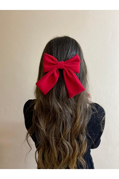 Red Bowknot Brooch - Holiday Brooch - April 23, May 19, October 29, August 30 Ceremony Event