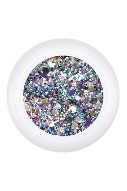 Nail Art Tasarım Jel Glanz Inium 5 gr Çok Renkli Simli Nail Art Jeli TPO Free