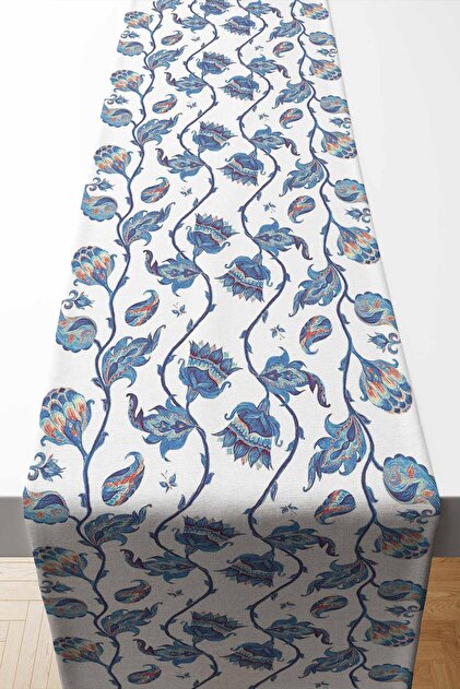 Runner Artichoke Patterned Suede Woven 140*40 Cm