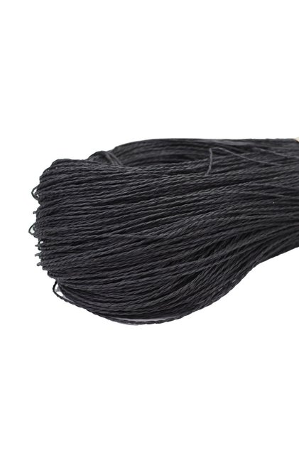 Hackle Paper String Black 500g