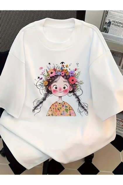 100% Pure Cotton Comfortable Solid Color T-Shirt, Casual Short-Sleeved Round Neck T-Shirt