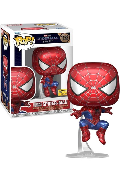 Pop MarvelS: Spider No Way - Friendly Neighborhood Leaping Metallic Special No:1158