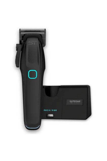 Siyah Recharge Clipper | 7500+ RPM | Çıkarılabilir Pil | Akıllı Şarj Standı