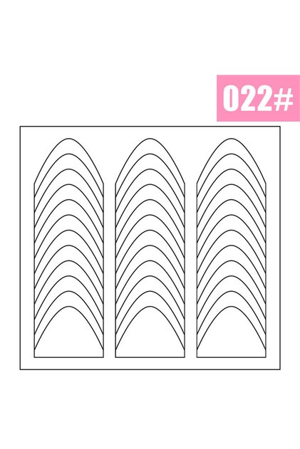 1pcs 1PCS White French Manicure Strip Nails Sticker Stencil Guide French Nail Art Decals Fo