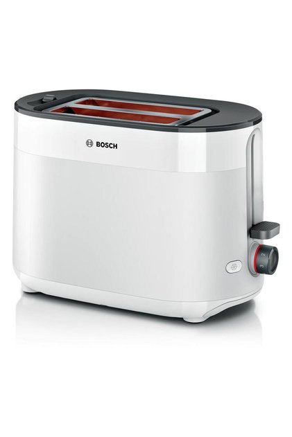 Тостер BOSCH MyMoment TAT2M121, 2 филийки, 950 W (бял/черен)